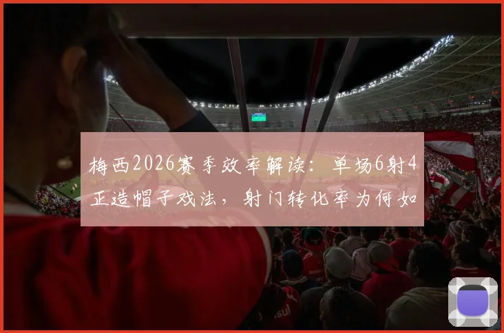 梅西2026赛季效率解读：单场6射4正造帽子戏法，射门转化率为何如此惊人？