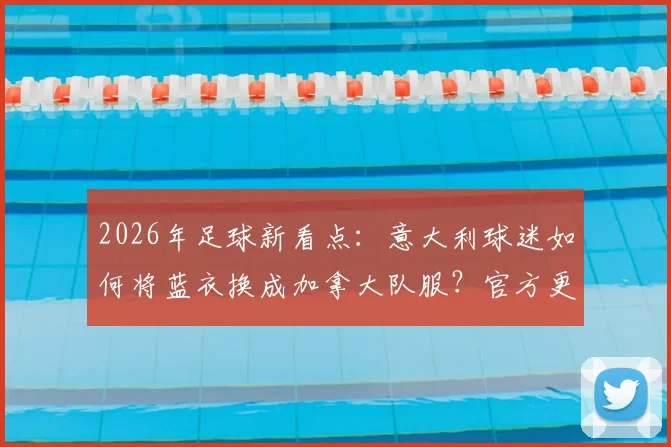 2026年足球新看点：意大利球迷如何将蓝衣换成加拿大队服？官方更换渠道解读