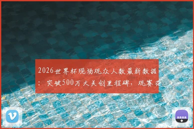 2026世界杯现场观众人数最新数据：突破500万大关创里程碑，观赛花费与上座率深度解析
